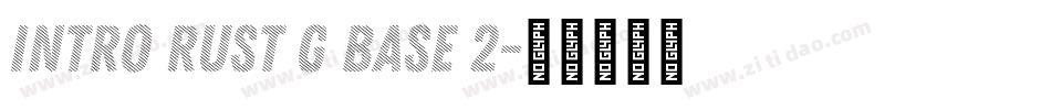 Intro Rust G Base 2字体转换